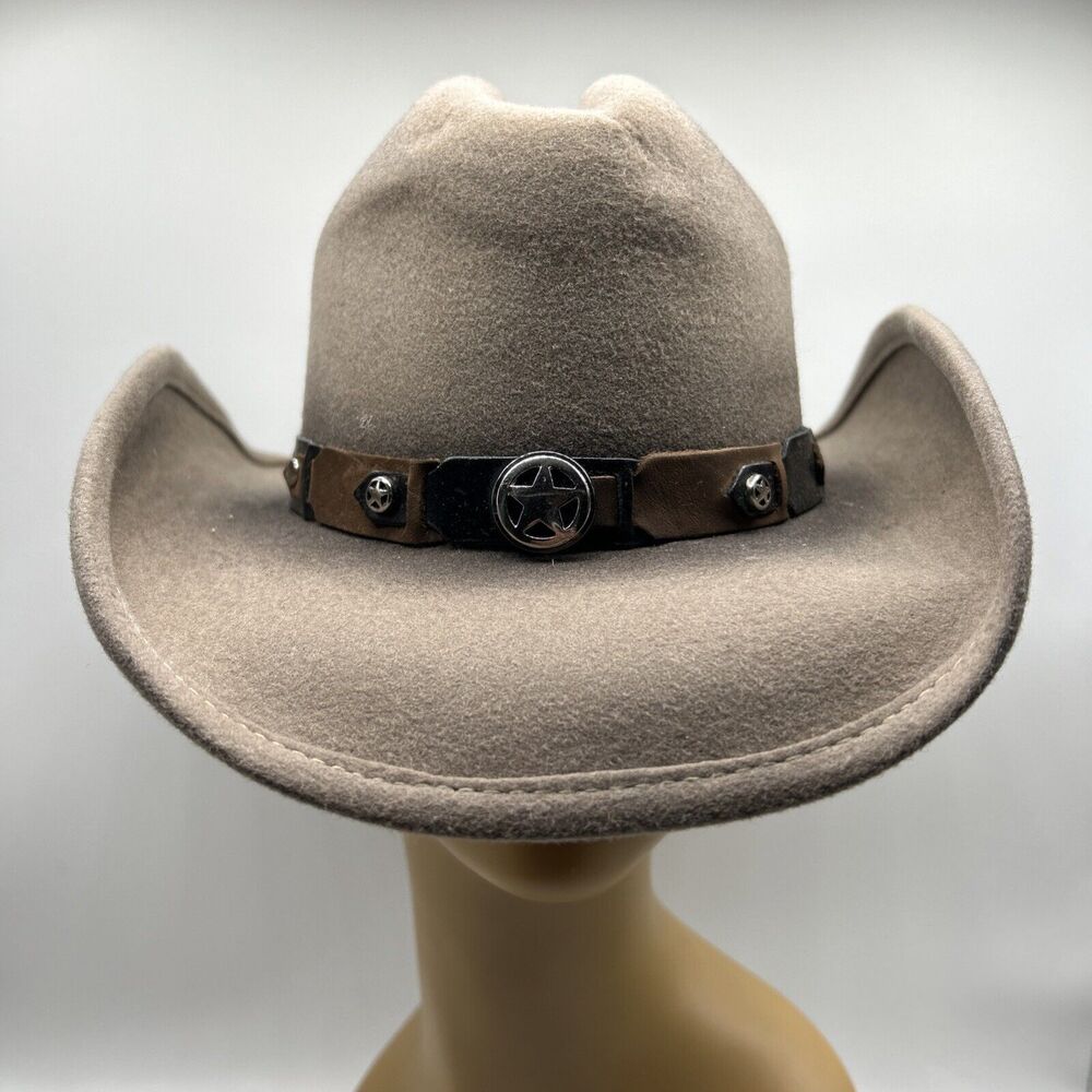 Cody James Cowboy Hat Unisex Large Tan Cattleman Crease Western‎ Rodeo